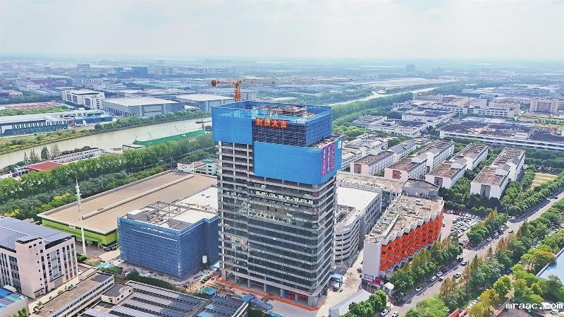 99.8米的苏州工业楼“第一高”——青禾科创园二期科创大楼封顶