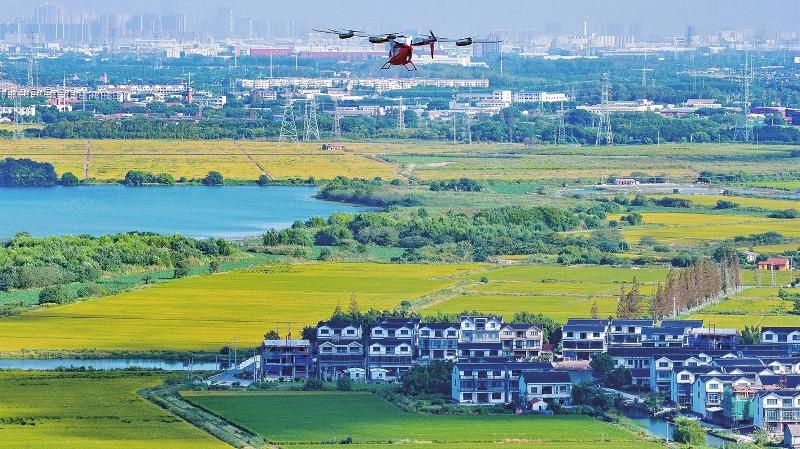 昆山民用无人机试飞运行基地在锦溪镇揭牌